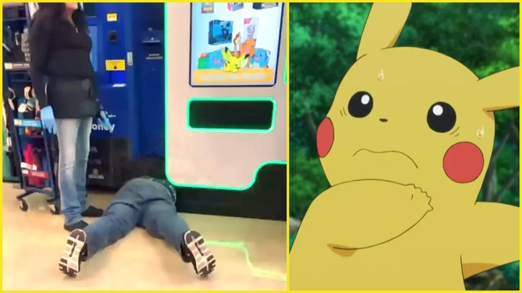 SCALPER POKÉMON RESTA INCASTRATO SOTTO UN DISTRIBUTORE AUTOMATICO: TENTAVA IL RESET PER COMPRARE TUTTE LE CARTE&nbsp;RARE