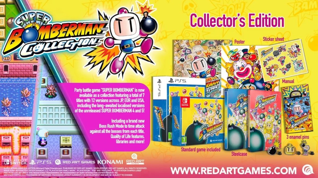 SUPER BOMBERMAN TORNA PIÙ ESPLOSIVO CHE MAI: LA COLLECTION CHE TUTTI I FAN STAVANO&nbsp;ASPETTANDO