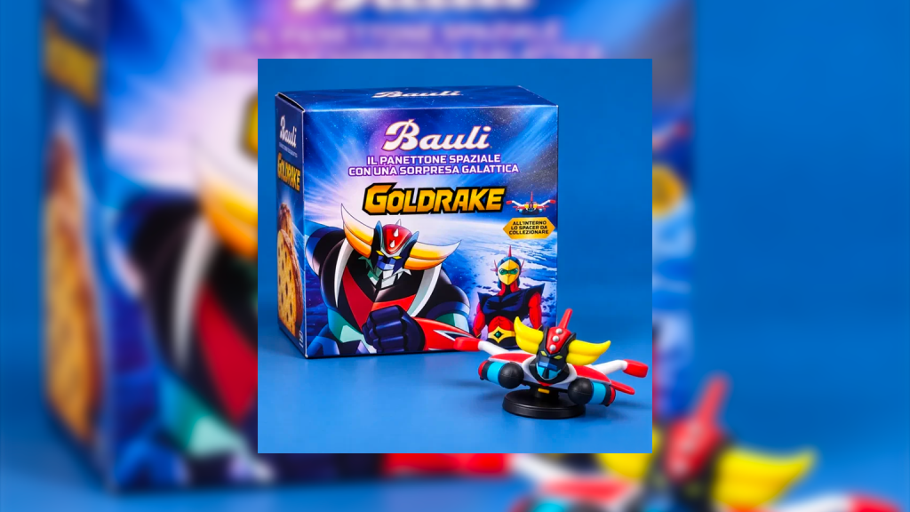 GOLDRAKE ARRIVA A NATALE CON BAULI: IL PANETTONE NASCONDE UNA SORPRESA CHE FARÀ IMPAZZIRE I&nbsp;COLLEZIONISTI