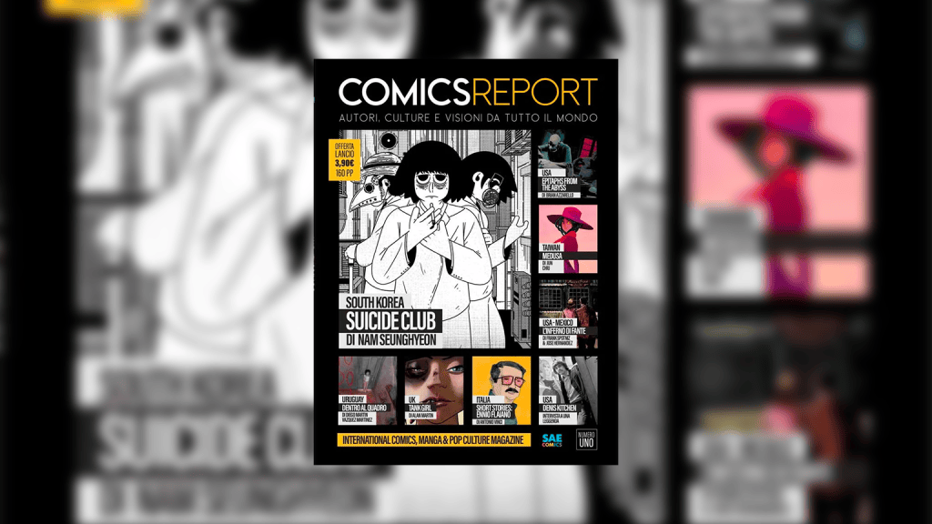 ARRIVA COMICS REPORT: LA NUOVA RIVISTA CHE PORTA TANK GIRL, EC COMICS E IL FUMETTO MONDIALE IN ITALIA